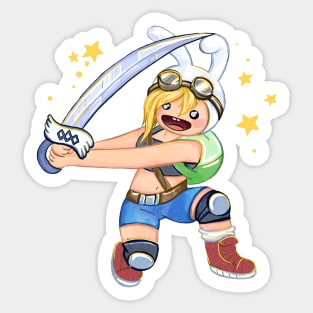 Fionna, I knew my life was supposed to be magic Sticker